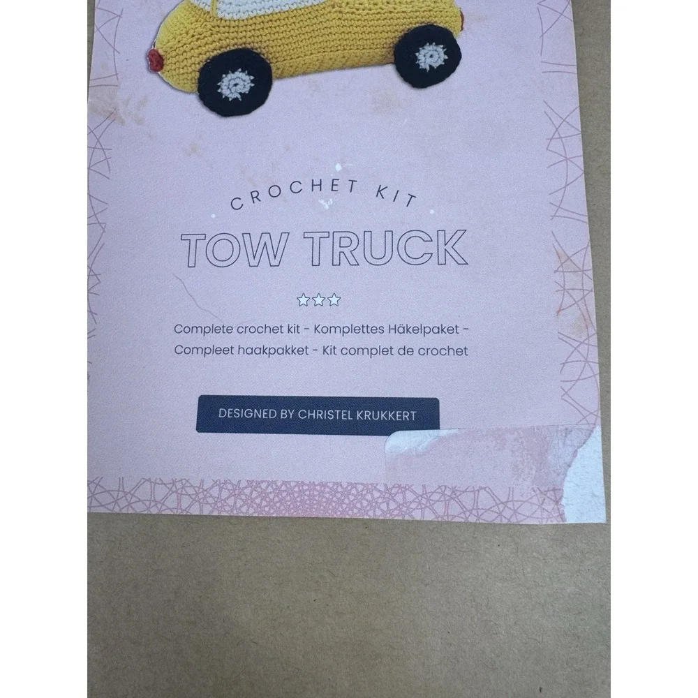 Hardicraft Tow‎ Truck Crochet Kit DIY Amigurumi Scheepjes Catona Yarn